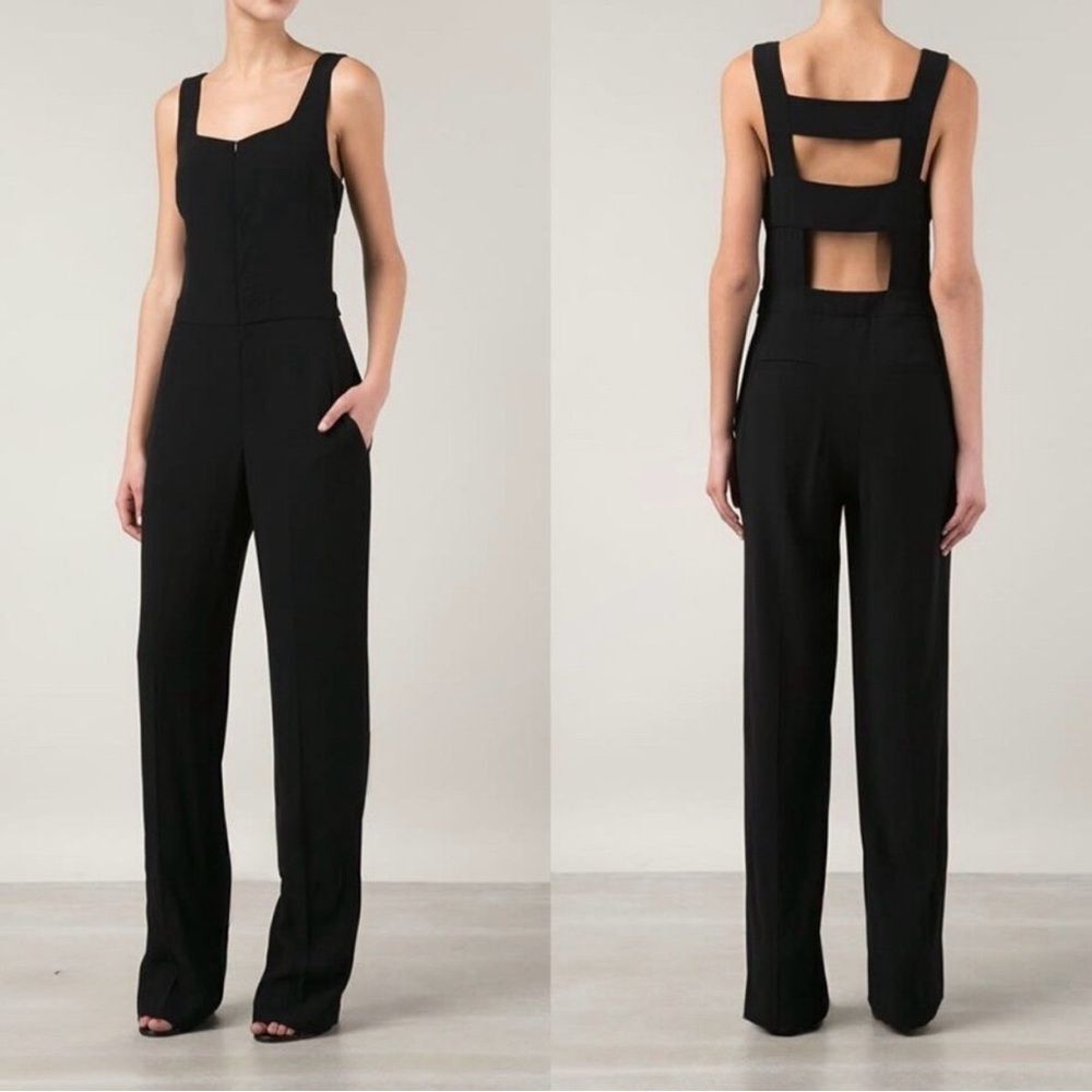 A.L.C. Reed Strappy Back Jumpsuit Women’s Size 2 Black